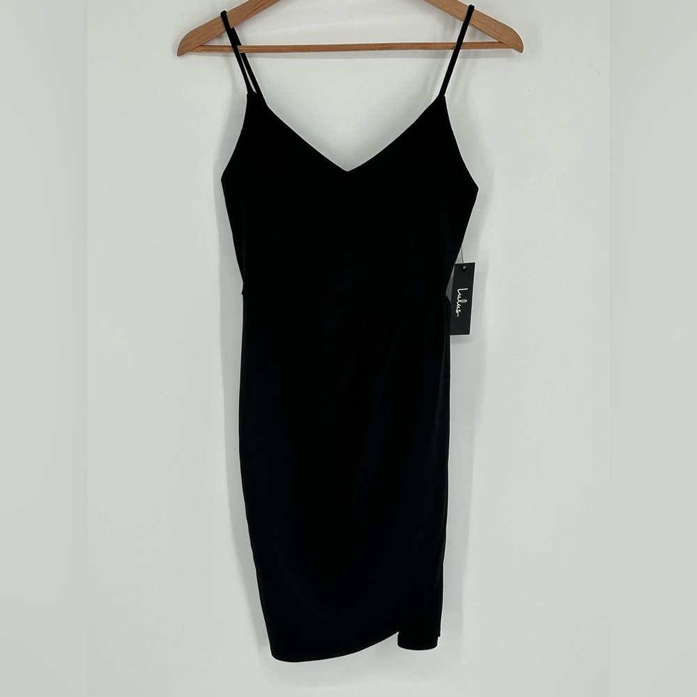 Lulu's “Little Black Dress” Cocktail Body-con Spaghetti Straps Size M NWT New!